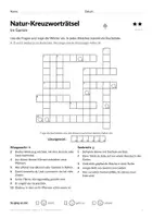Vorschau - Arbeitsblätter - Natur-Kreuzworträtsel Klasse 2–3 - Seite 3