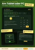 Vorschau - Arbeitsblätter - Das DNA-Labor: Escape Room Genetik Biologie Klasse 9/10 - Rätselkarten + digitale Code-Eingabe | Basenpaarung, Mitose und Meiose, Mendel-Regeln, Stammbaumanalyse - Seite 3