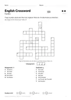 Vorschau - Arbeitsblätter - Englisch-Kreuzworträtsel 2 Klasse 3–4 - Seite 3