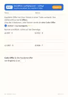 Vorschau - Arbeitsblätter - Schriftlich multiplizieren – Rätsel Klasse 4 - Seite 1