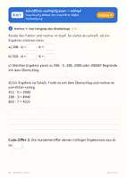 Vorschau - Arbeitsblätter - Schriftlich multiplizieren – Rätsel Klasse 4 - Seite 2