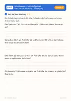 Vorschau - Arbeitsblätter - Schulwege – Sachaufgaben (Klasse 3) - Seite 3