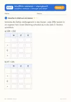 Vorschau - Arbeitsblätter - Schriftlich addieren – Lösungswort Klasse 3 - Seite 3