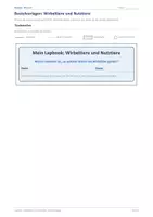 Vorschau - Anderer Materialtyp - Biologie: Lapbook - Wirbeltiere - Seite 1