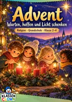 Vorschau - Arbeitsblätter - Advent Religion Klasse 2 3 4 - Deckblatt