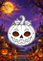 Vorschau - Mal- und Bastelvorlagen - 🎃 Halloween basteln in der Grundschule – 10 gruselige Masken zum Ausmalen, Ausschneiden und Verkleiden | Bastelvorlagen mit Anleitung für Klasse 3 und 4, Kunstunterricht & Halloween-Party - Seite 2