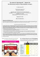 Vorschau - Arbeitsblätter - So werde ich Sprachprofi! Klasse 5-6 | Deutsch Sekundarstufe | Wortschatz erweitern, Wortbedeutung, Sprachdefizite, Wörterbucharbeit, Wortquiz | differenzierte Arbeitsblätter Kopiervorlagen mit Lösungen - Seite 1