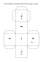 Vista previa - Juegos / Gamificación - Dado de figuras musicales fáciles para tus clases de música - Portada