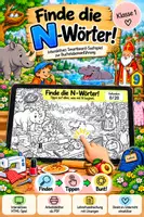 Vorschau - Arbeitsblätter - Finde die N-Wörter! Interaktives Smartboard Suchspiel! - Deckblatt