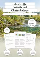 Vorschau - Unterrichtsreihen - Schadstoffe, Pestizide & Ökotoxikologie - Lernwerkstatt Biologie | Komplette Unterrichtseinheit zu Umweltgiften, Bioakkumulation, Nahrungsketten & Umweltrisiken | Arbeitsblätter mit Lösungen - Deckblatt