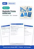 Vorschau - Arbeitsblätter - Statistik-Tricks entlarven (Klasse 9) - Deckblatt