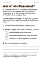 Vorschau - Arbeitsblätter - Klassenrat im Herbst Arbeitsheft Klasse 3–4 - Seite 1