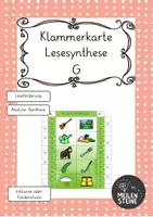 Vorschau - Fördermaterial/Inklusion - Klammerkartenpaket B, D, G - Seite 1