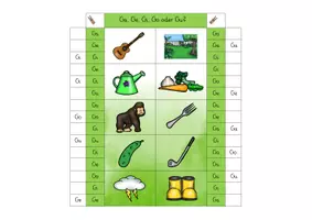 Vorschau - Fördermaterial/Inklusion - Klammerkartenpaket B, D, G - Seite 2