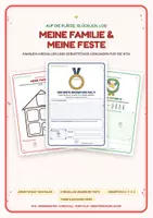 Vorschau - Mal- und Bastelvorlagen - Meine Familie: Medaillen & Geburtstag Kita - Deckblatt
