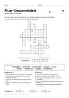 Vorschau - Arbeitsblätter - Ritter-Kreuzworträtsel Klasse 3–4 - Seite 2