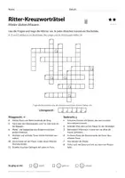 Vorschau - Arbeitsblätter - Ritter-Kreuzworträtsel Klasse 3–4 - Seite 3