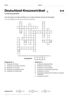 Vorschau - Arbeitsblätter - Deutschland-Kreuzworträtsel Klasse 3–4 - Seite 3
