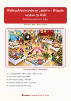 Vorschau - Arbeitsblätter - Weihnachten in anderen Ländern – Bräuche rund um die Welt – Lesespurgeschichte mit Rätselaufgaben (Klasse 2) - Seite 1