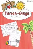 Vorschau - Arbeitsblätter - Ferien-Bingo mit Schreibanlass - Deckblatt