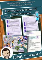 Vorschau - Mal- und Bastelvorlagen - Flammenfärbung – Metallsalze in der Brennerflamme nachweisen – Lesespurgeschichte mit Rätselaufgaben (Klasse 8) - Deckblatt