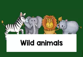 Vorschau - Poster - Themenplakat Wild animals - Einheitsposter - Seite 3