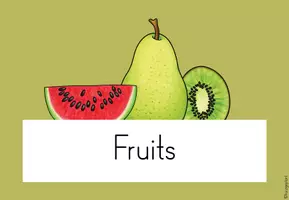 Vorschau - Poster - Themenplakat Fruits - Einheitsposter - Seite 1