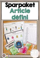 Vorschau - Merkblätter - Sparpaket: Article défini (le,le,l',les) - Deckblatt