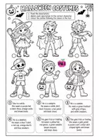 anteprima - Esercizi - HALLOWEEN IN ENGLISH – Vestiti, descrizioni e paper dolls - Pagina 2
