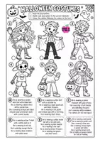 anteprima - Esercizi - HALLOWEEN IN ENGLISH – Vestiti, descrizioni e paper dolls - Pagina 3