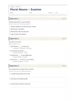 Vista previa - Evaluación - Exámenes de gramática (1 de 3) – Paquete de inglés 1º ESO - página 1