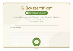 Vorschau - Lehrpläne/Lehrermaterial - Glückszertifikate: Urkunden für gute Taten · Klasse 1–6 - Seite 3