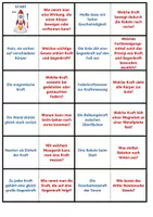Vorschau - Arbeitsblätter - Kräfte, Kraft und Gegenkraft | Unterrichtsmaterial | Rätsel | Spiel | Physik | Klasse 6-8 | mit Lösungen - Seite 1