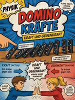 Vorschau - Arbeitsblätter - Kräfte, Kraft und Gegenkraft | Unterrichtsmaterial | Rätsel | Spiel | Physik | Klasse 6-8 | mit Lösungen - Deckblatt