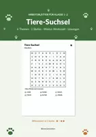 Vorschau - Arbeitsblätter - Tiere-Suchsel Klasse 1–2 mit Werkstatt - Deckblatt