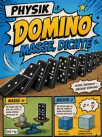 Vorschau - Arbeitsblätter - Masse, Dichte | Unterrichtsmaterial | Rätsel | Spiel | Physik | Klasse 6-8 | mit Lösungen - Deckblatt