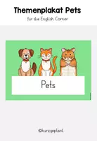 Vorschau - Poster - Themenplakat Pets - Einheitsposter - Deckblatt