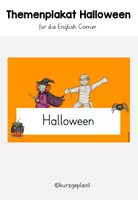 Vorschau - Poster - Themenplakat Halloween - Einheitsposter - Deckblatt