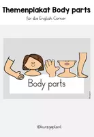 Vorschau - Poster - Themenplakat Body parts - Einheitsposter - Deckblatt