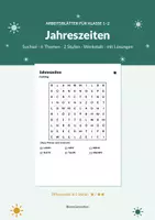 Vorschau - Arbeitsblätter - Jahreszeiten-Suchsel Klasse 1–2 - Deckblatt