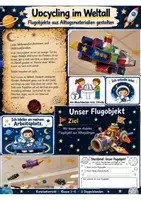 Vorschau - Unterrichtsreihen - Upcycling im Weltall Materialpaket Raketen Weltraum - Deckblatt
