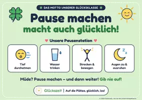 Vorschau - Poster - Glücksmotto-Plakate: 5 Klassenplakate für die Glücksklasse - Seite 2