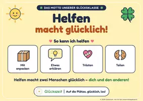 Vorschau - Poster - Glücksmotto-Plakate: 5 Klassenplakate für die Glücksklasse - Seite 3