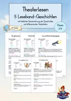Vorschau - Arbeitsblätter - Lesetheater Klasse 3/4 | Dialoglesen 5 | Leseband-Geschichten mit differenzierten Rollen - Deckblatt