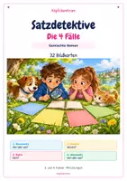 Vorschau - Arbeitsblätter - Die 4 Fälle – 32 Satzkarten gemischt - Deckblatt