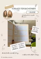 Vorschau - Arbeitsblätter - Buchstabenerarbeitung / Vorlagen Wörterheft - Deckblatt