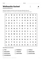 Vorschau - Arbeitsblätter - Weihnachts-Suchsel Klasse 3–4 mit Lösungen - Seite 2