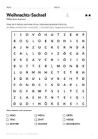Vorschau - Arbeitsblätter - Weihnachts-Suchsel Klasse 1–2 mit Lösungen - Seite 3