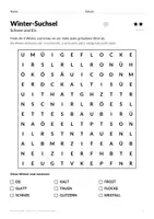 Vorschau - Arbeitsblätter - Winter-Suchsel Klasse 1–2 mit Lösungen - Seite 3