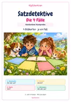 Vorschau - Aufgabenkarten - Die 4 Fälle – kostenlose Kostprobe - Deckblatt